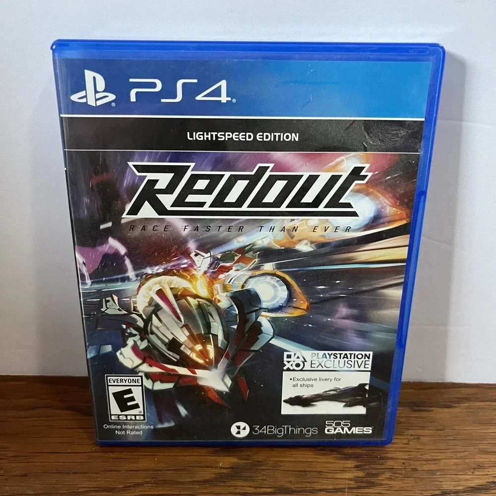 Redout: Lightspeed Edition (Sony Playstation 4 PS4) 2017